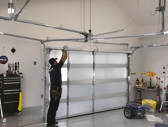 Brecksville Garage Door Repair certified team performing precision garage door installation in Brecksville
