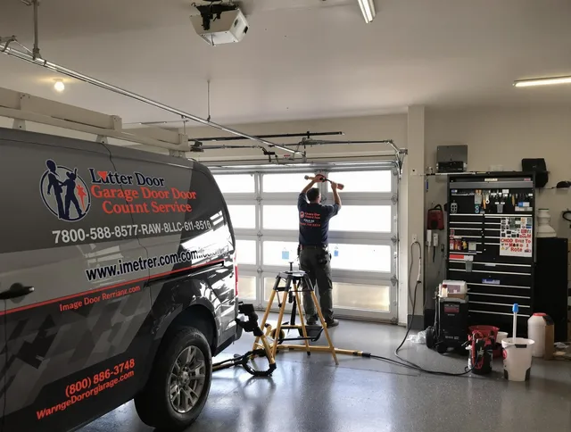 Brecksville Garage Door Repair team performing same-day garage door repair in Brecksville
